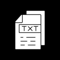 TXT vector icono diseño