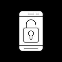 Mobile Unlock  Vector Icon Design