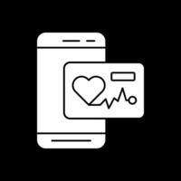 Heart Rate App  Vector Icon Design