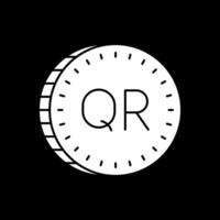 Qatari riyal Vector Icon Design