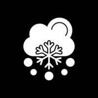 nieve cayendo vector icono diseño