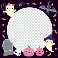 Halloween vector frame