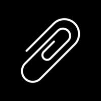 Paper Clip Vector Icon Design