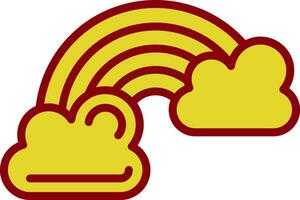 Rainbow Vector Icon Design