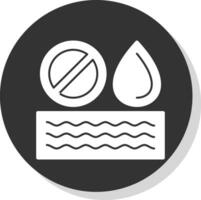 No Water Vector Icon Design