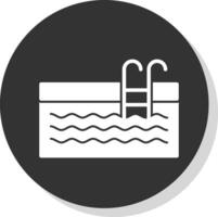 Swimming Pool Vector Icon Design