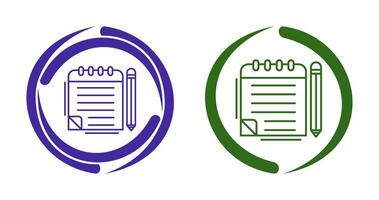 Notepad Vector Icon