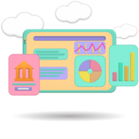 Geschäft Finanzen Infografik Diagramm Bericht Konzept ui Symbol png