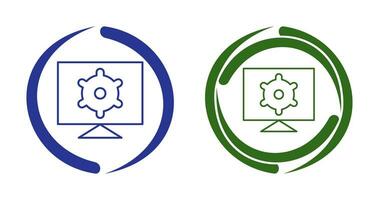 Computer Settings Vector Icon