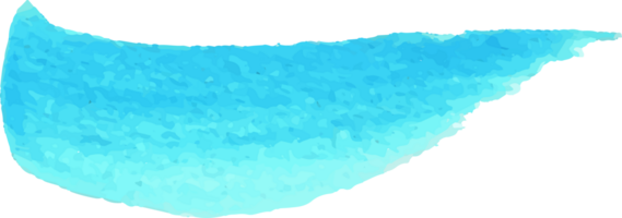 Blau Aquarell Bürste Schlaganfall. png