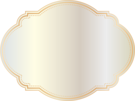 Golden vintage frame. png