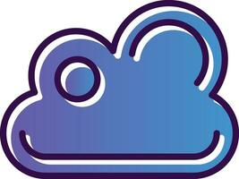 diseño de icono de vector de nube