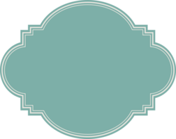 Ornamental label vintage frame. png