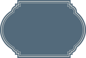 Ornamental label vintage frame. png