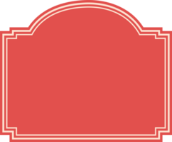 Ornamental label vintage frame. png