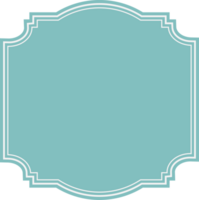 Ornamental label vintage frame. png