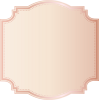 Ornamental label vintage frame. png