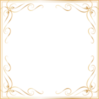 dourado divisores vintage quadro. png