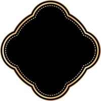 ornamental etiqueta Clásico marco. png