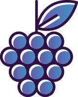 diseño de icono de vector de uvas