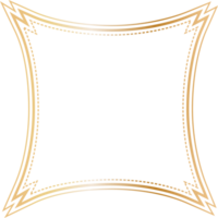 Golden dividers vintage frame. png