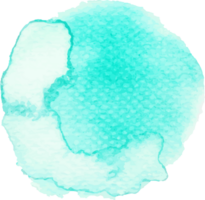 Green mint watercolor brush stroke. png