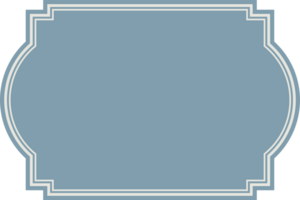 Ornamental label vintage frame. png