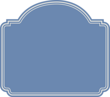 Ornamental label vintage frame. png