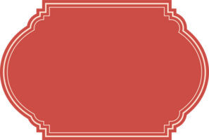 Ornamental label vintage frame. png