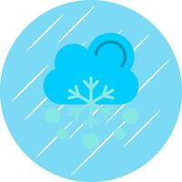 Snowfalling Vector Icon Design