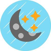 diseño de icono de vector de luna