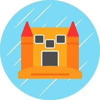 Sand Castle Vector Icon Design