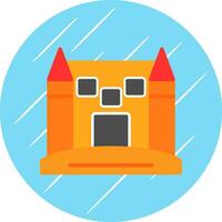 Sand Castle Vector Icon Design