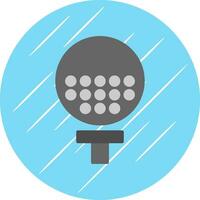 Golfball Vector Icon Design