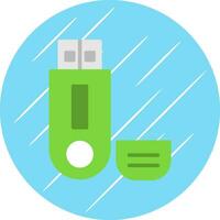 Pendrive Vector Icon Design