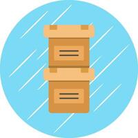 diseño de icono de vector de cajas