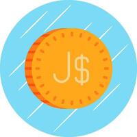 jamaicano dólar vector icono diseño