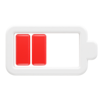 laddning batteri ikon 3d tolkning illustration png