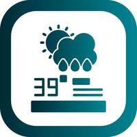 Forecast Analytics Vector Icon Design