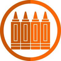 diseño de icono de vector de crayones