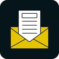 Newsletter Vector Icon Design