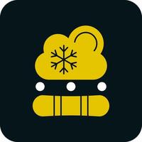 Snowboarding Vector Icon Design