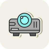 Projector Device Vector Icon Design