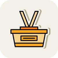 Basket Vector Icon Design