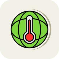 Global Warming Vector Icon Design