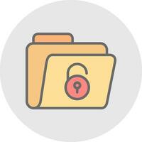 Unlock Vector Icon Design