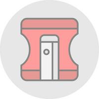 Pencil Sharpener Vector Icon Design