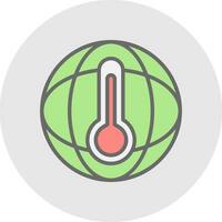 Global Warming Vector Icon Design