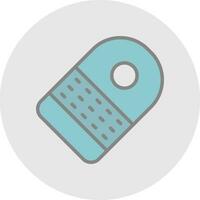 Key Tag Vector Icon Design