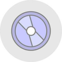 Compact Disk Vector Icon Design